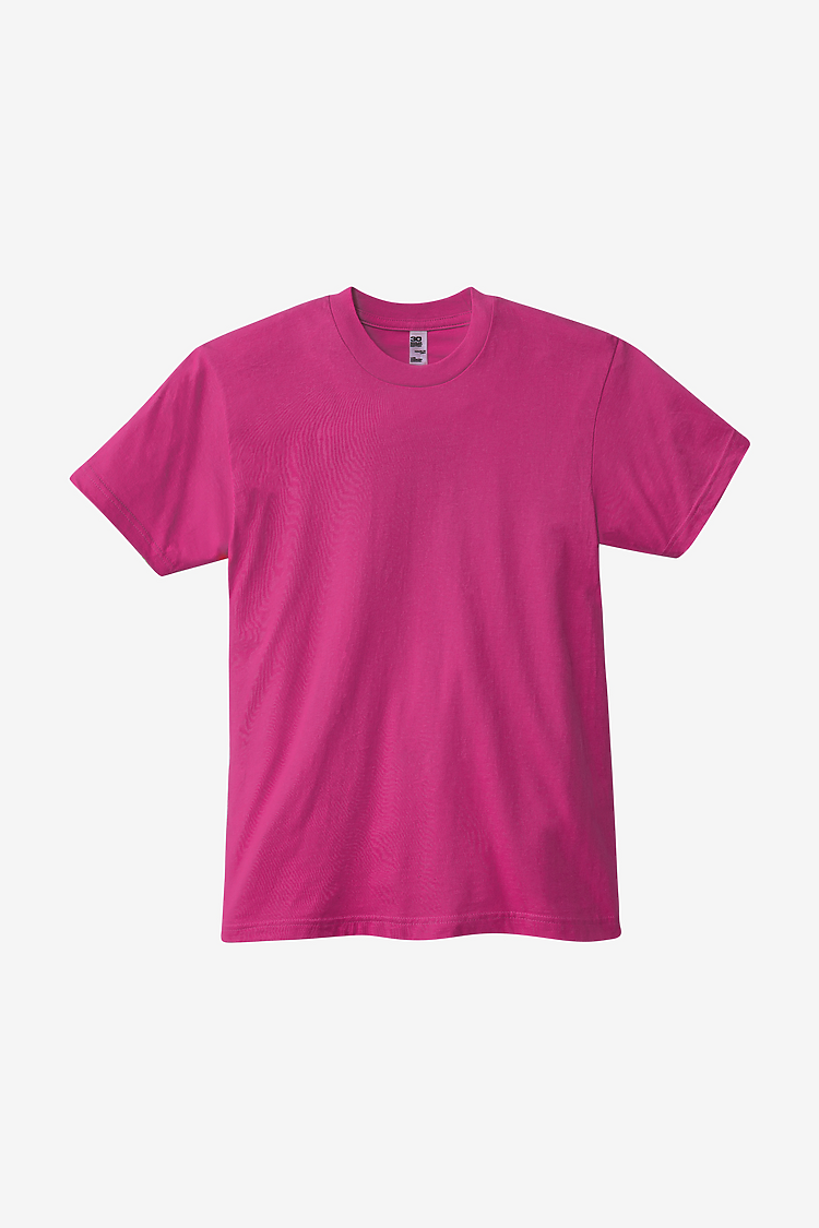 S/S Fine Jersey Crew 4.3 oz FUCHSIA
