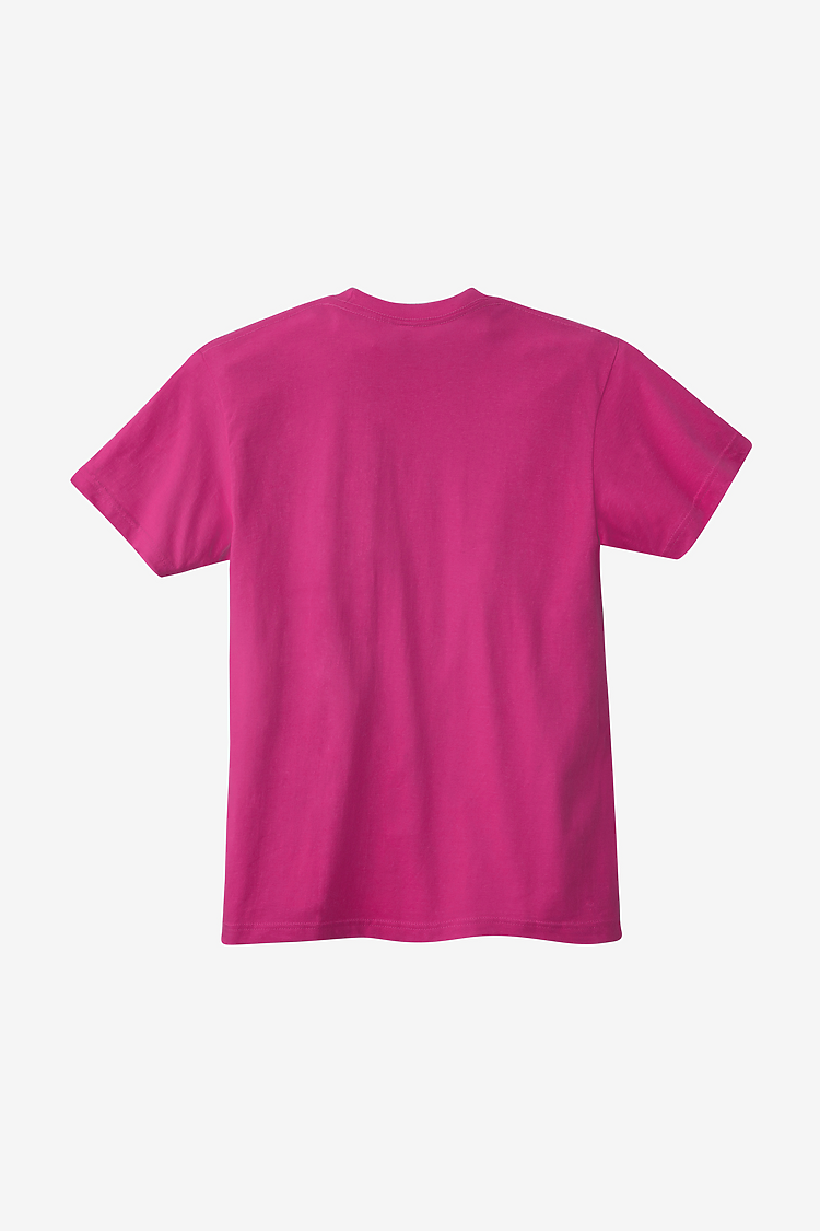 S/S Fine Jersey Crew 4.3 oz FUCHSIA