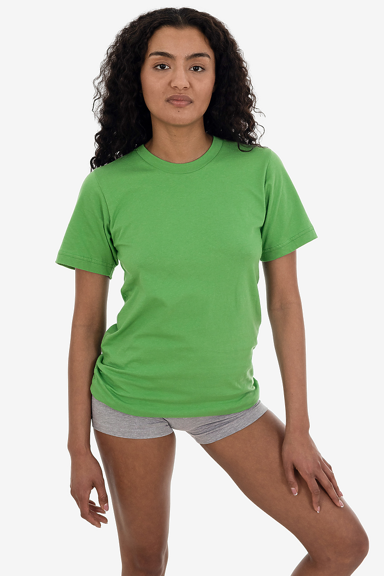S/S Fine Jersey Crew 4.3 oz Grass Green