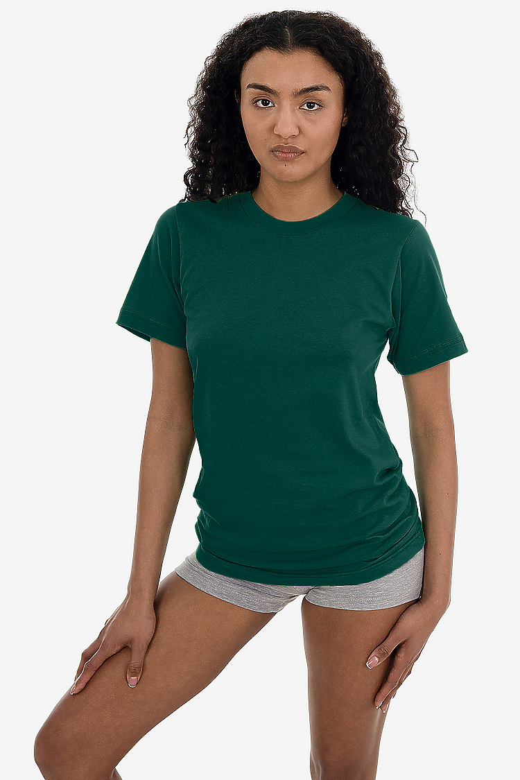 S/S Fine Jersey Crew 4.3 oz Hunter Green