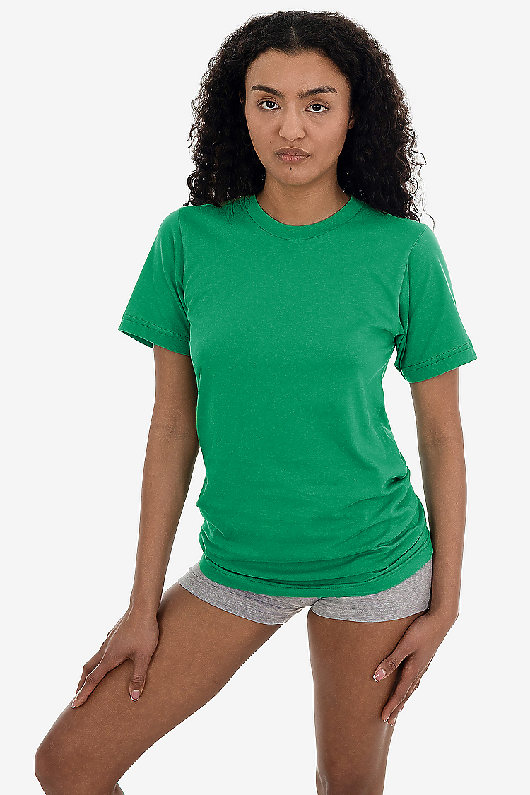 S/S Fine Jersey Crew 4.3 oz Kelly