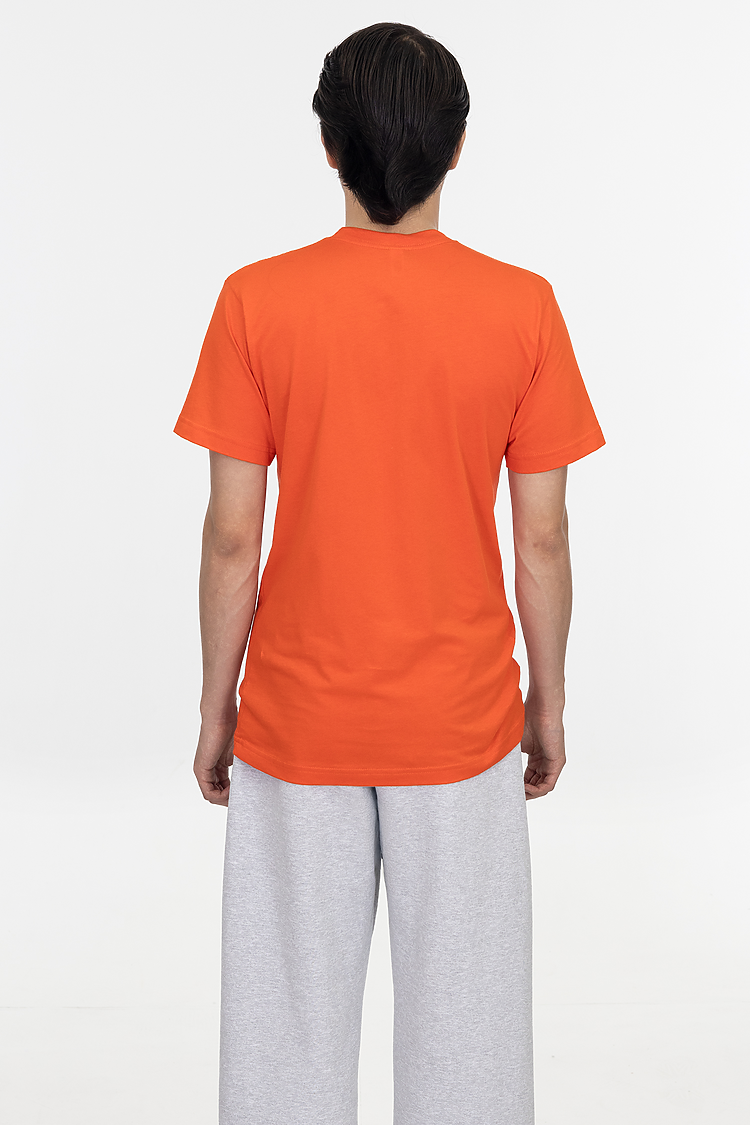S/S Fine Jersey Crew 4.3 oz ORANGE