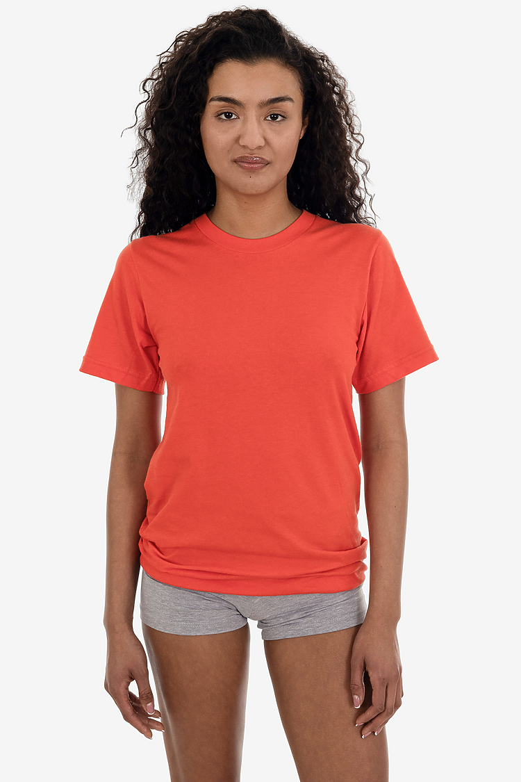 S/S Fine Jersey Crew 4.3 oz ORANGE