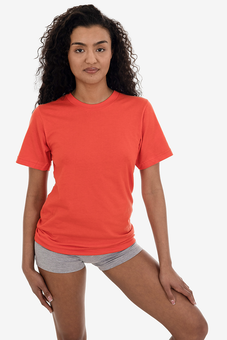 S/S Fine Jersey Crew 4.3 oz ORANGE
