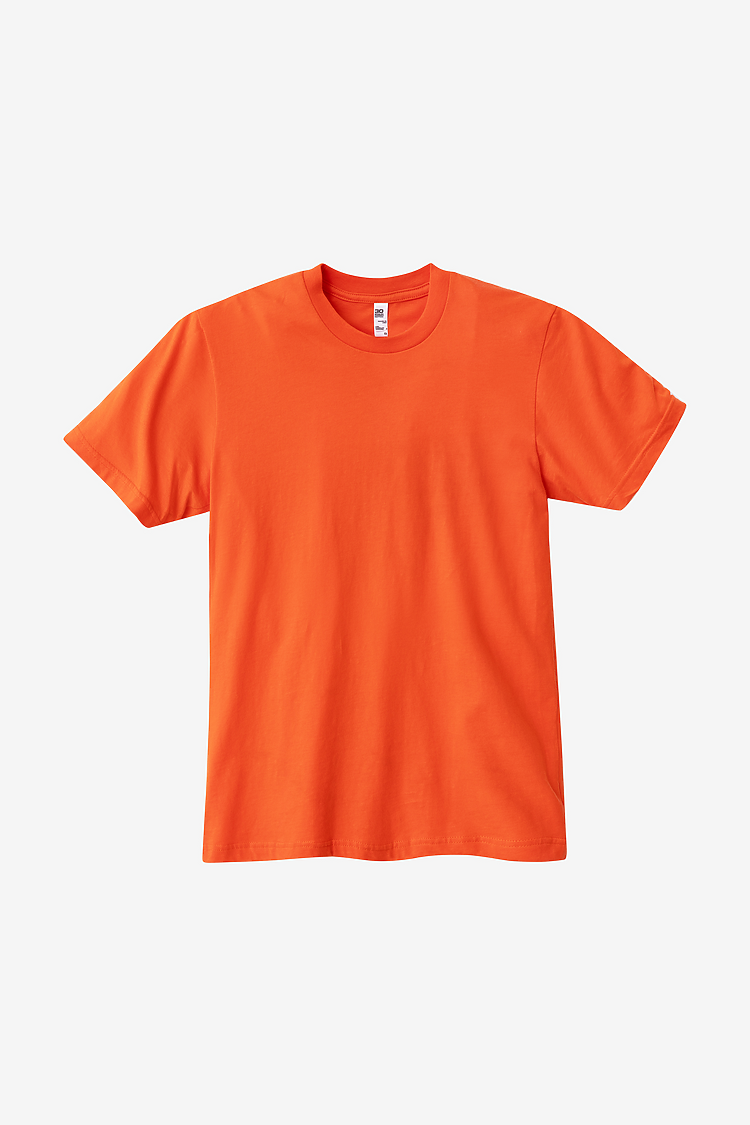 S/S Fine Jersey Crew 4.3 oz ORANGE