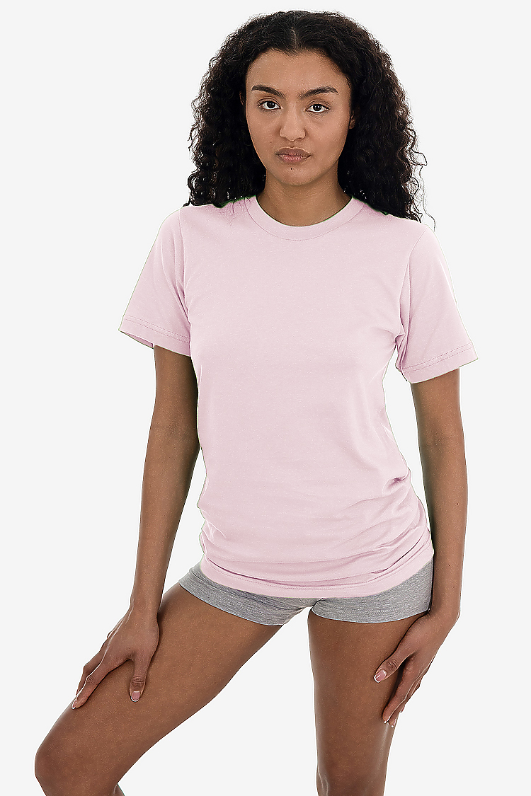 S/S Fine Jersey Crew 4.3 oz Pink