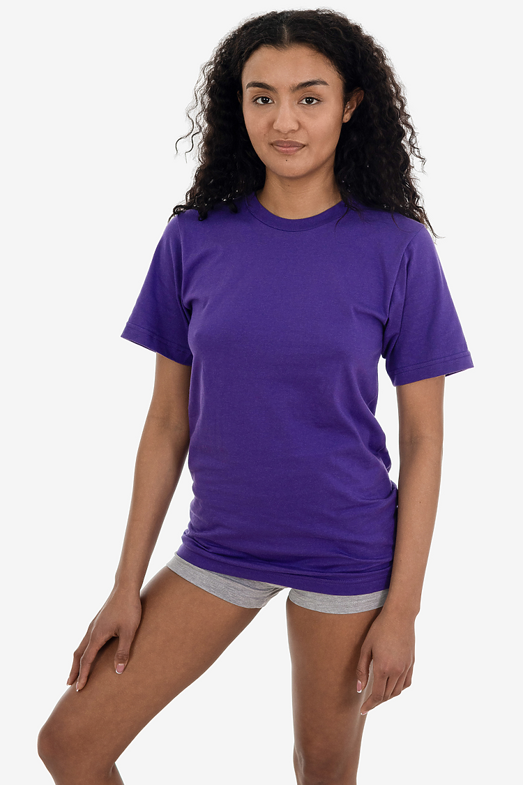 S/S Fine Jersey Crew 4.3 oz PURPLE
