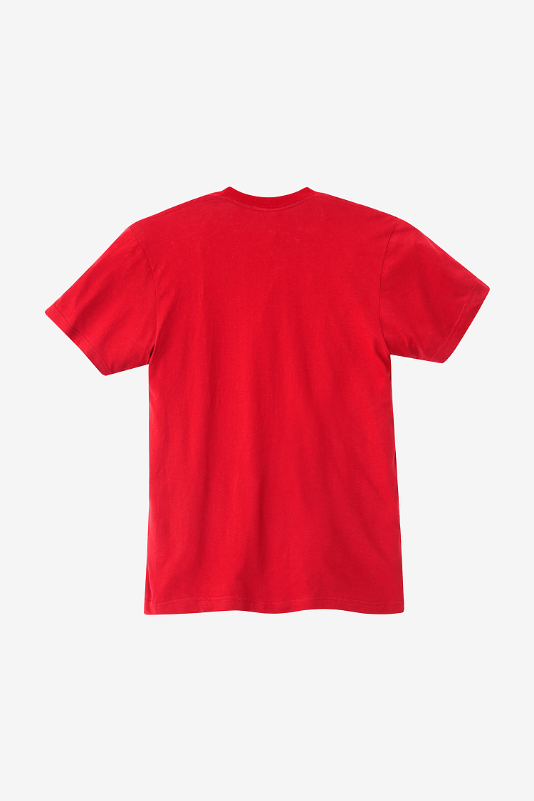 S/S Fine Jersey Crew 4.3 oz RED