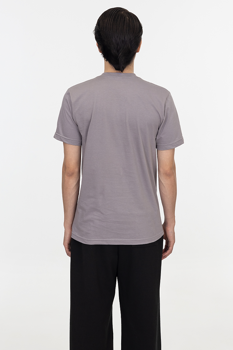 S/S Fine Jersey Crew 4.3 oz SLATE