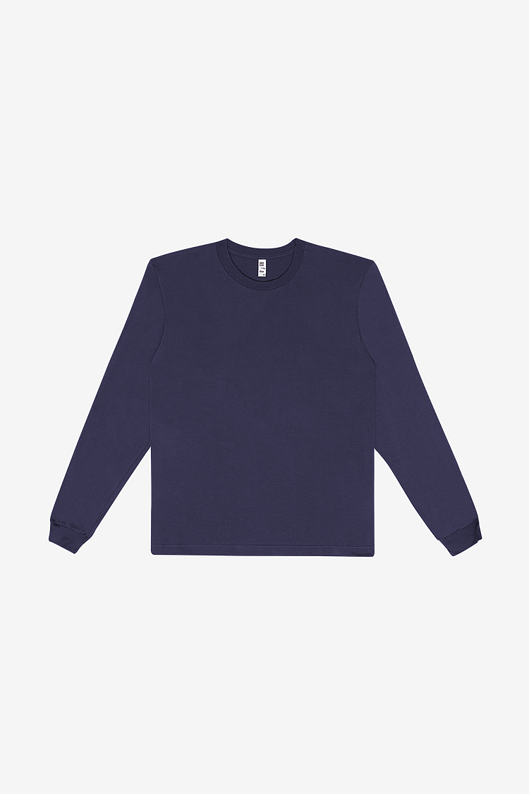 L/S Fine Jersey Crew 4.3oz NAVY