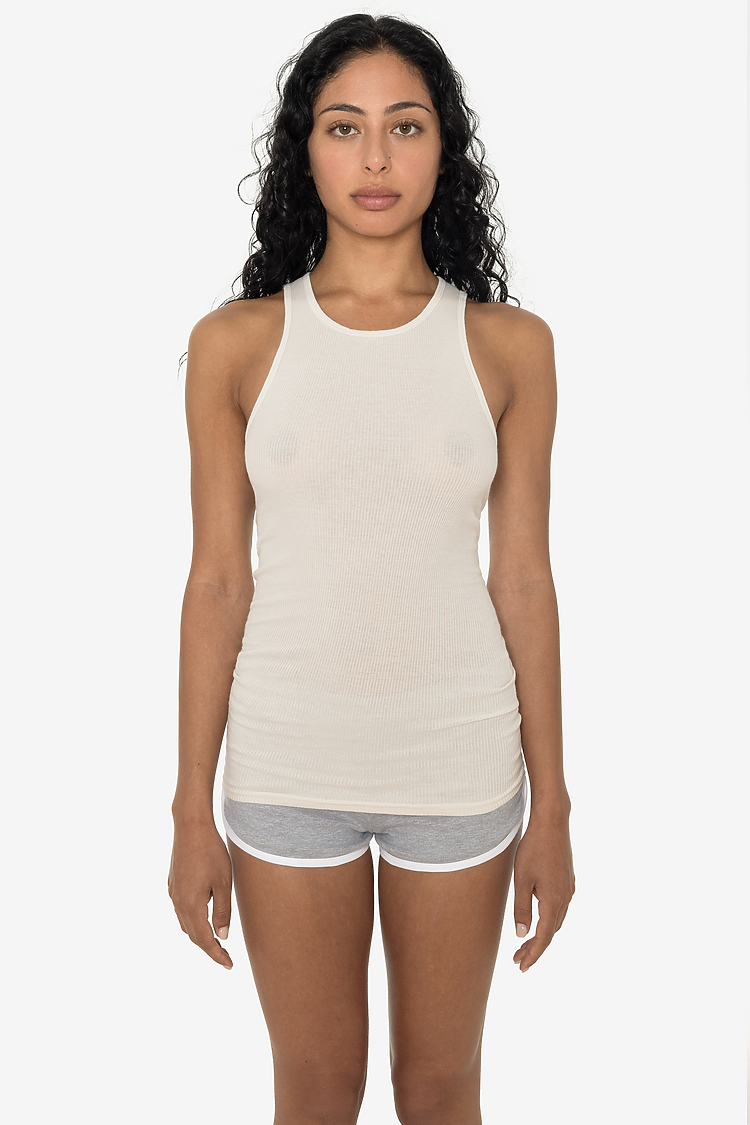 5.6oz GD 2X1 Tubular Rib Tank CREME