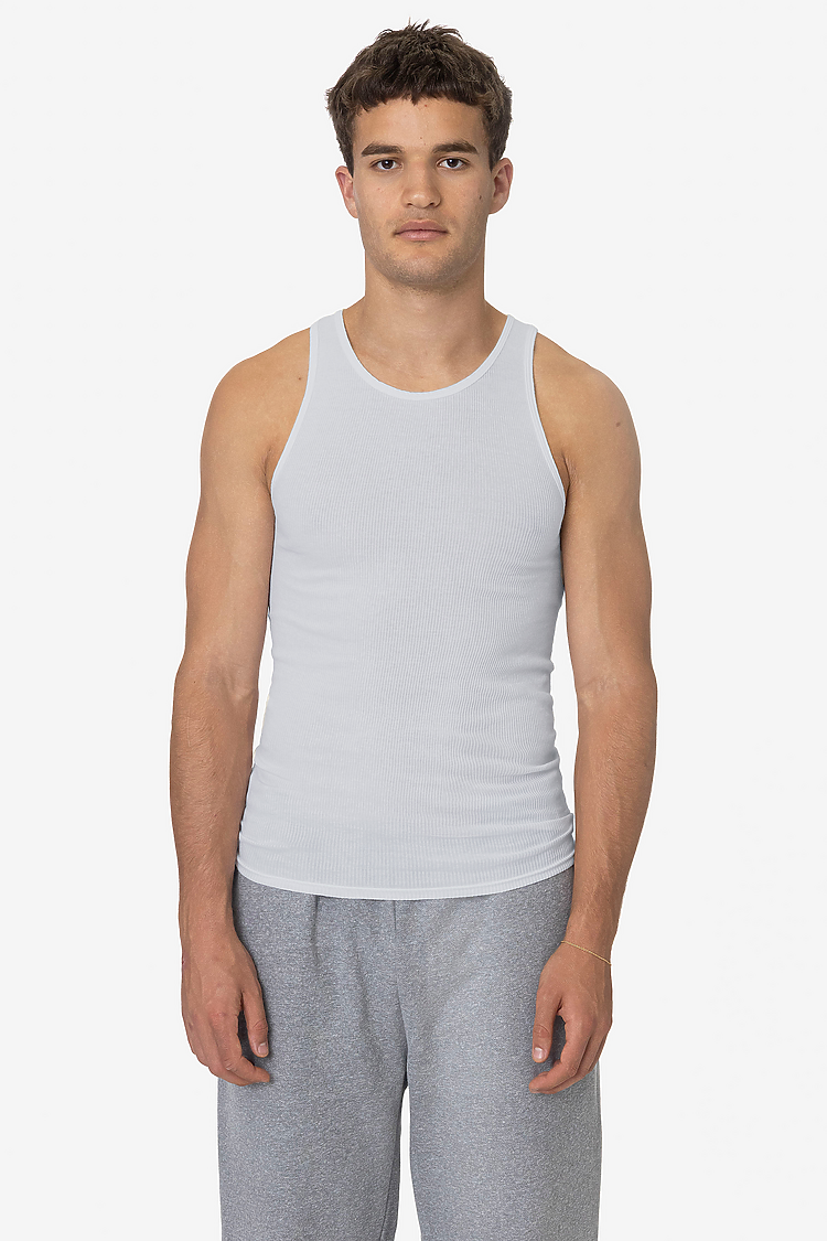 5.6oz GD 2X1 Tubular Rib Tank LIGHT GREY