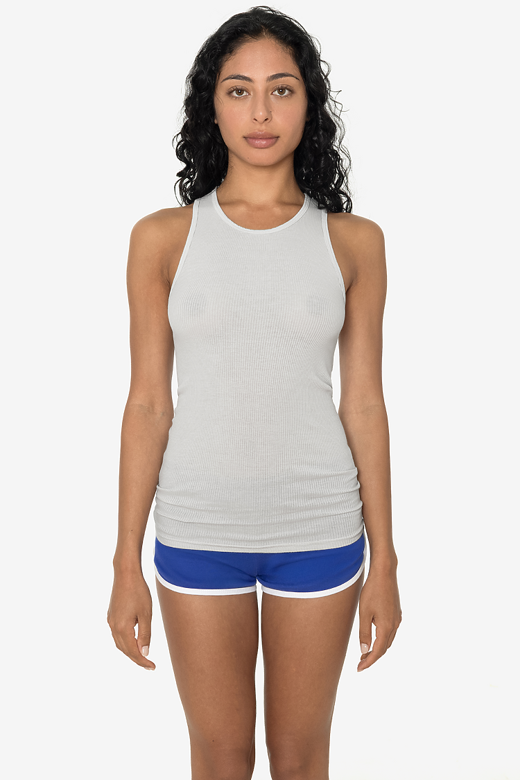 5.6oz GD 2X1 Tubular Rib Tank LIGHT GREY