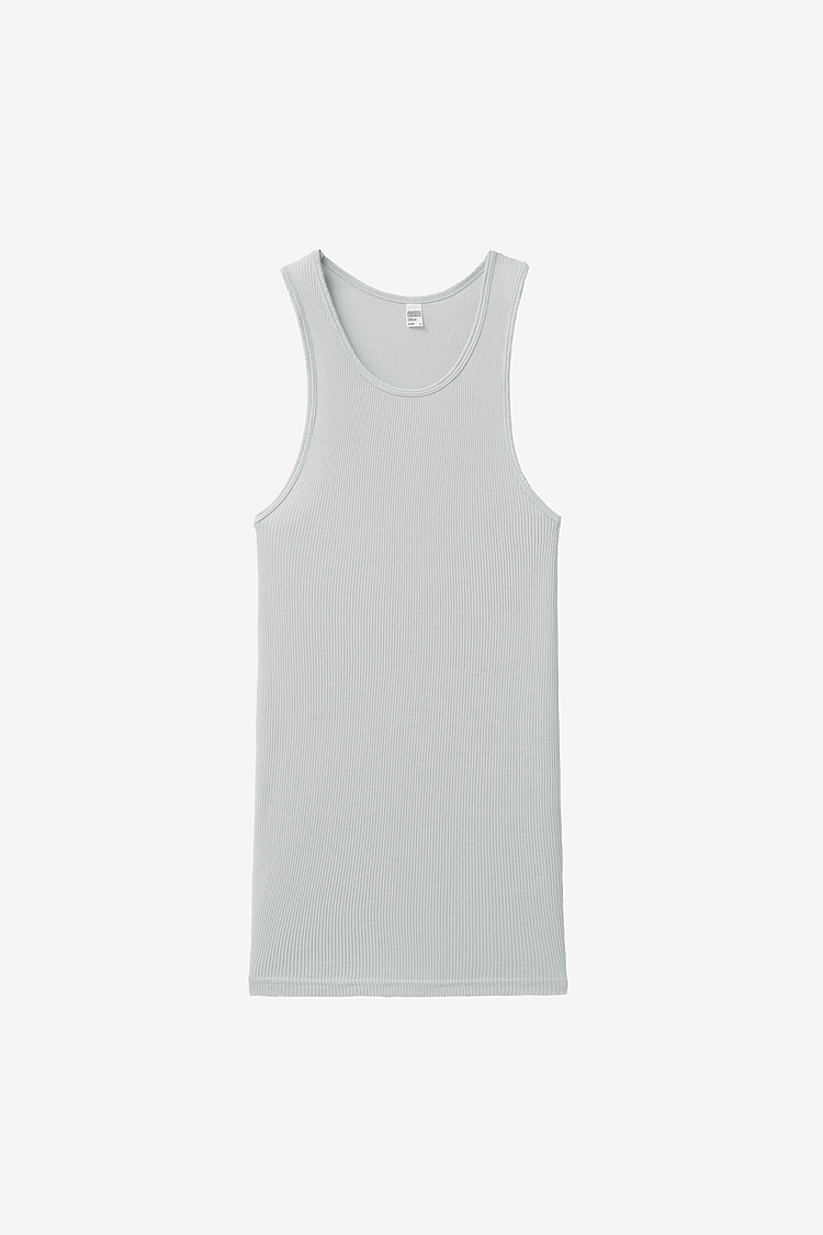 5.6oz GD 2X1 Tubular Rib Tank LIGHT GREY