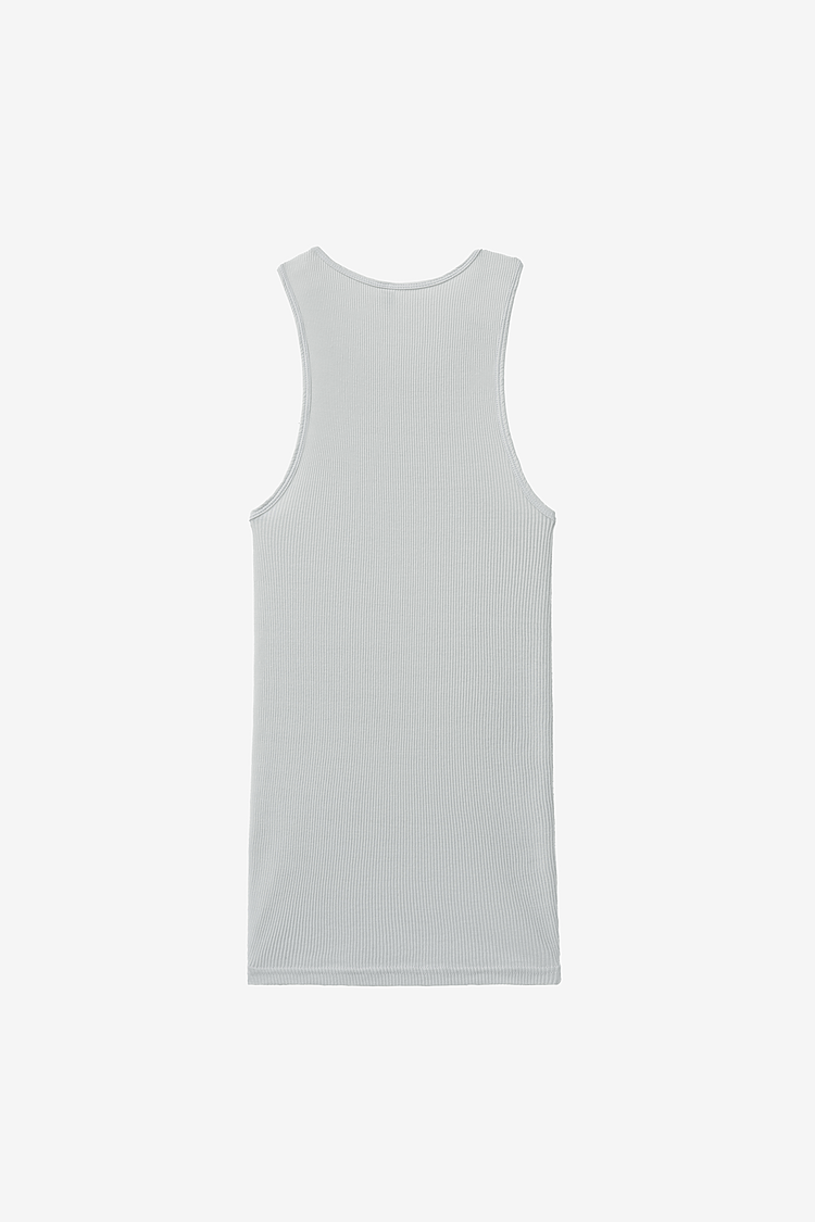 5.6oz GD 2X1 Tubular Rib Tank LIGHT GREY