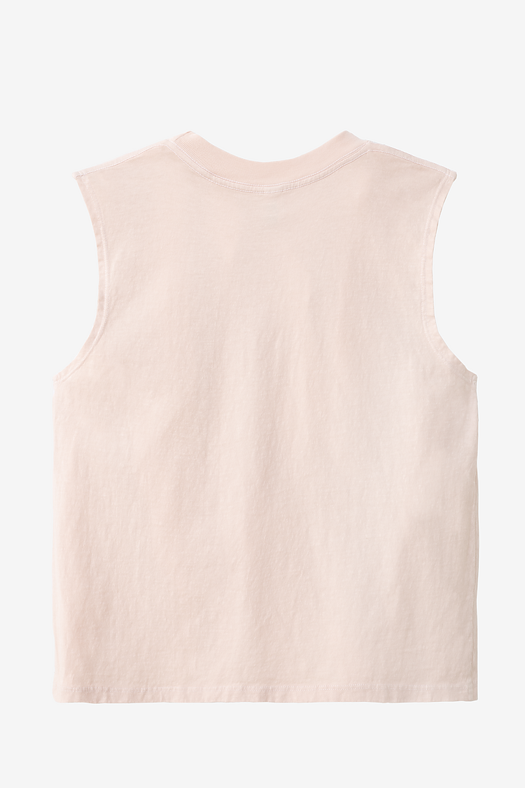 Garment Dye Muscle Tank SEASHELL PINK