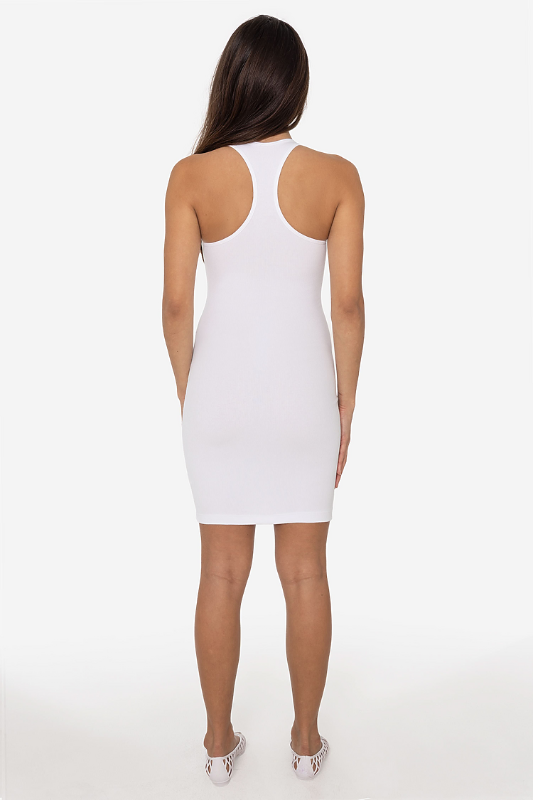 Short Length Racerback Dress White
