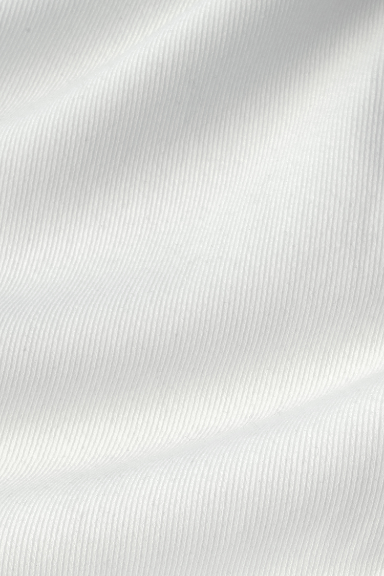 2x1 Cotton Spandex Rib Tank White