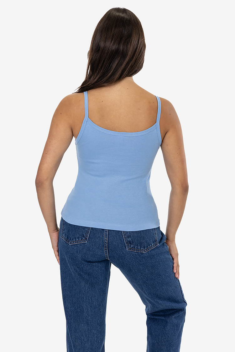 Baby Rib Spaghetti Tank BABY BLUE