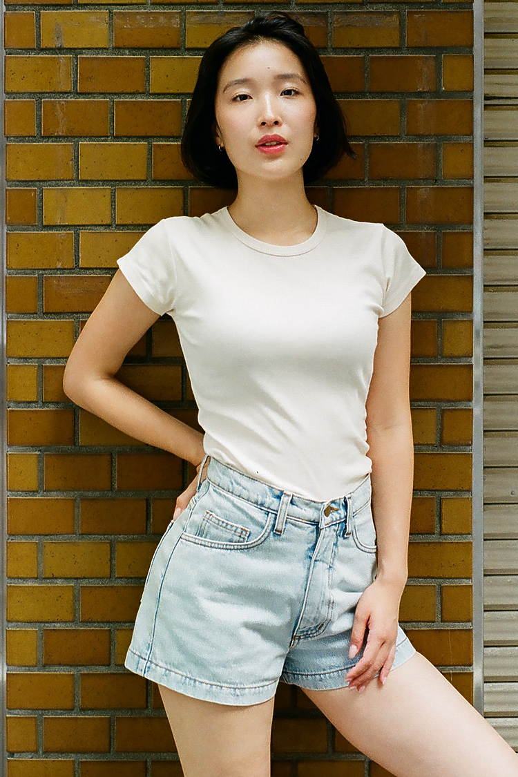 GD Cap Sleeve Baby Tee CREME