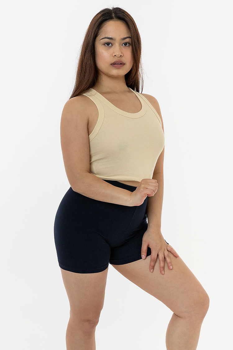 Sporty Baby Rib Crop Tank CREME
