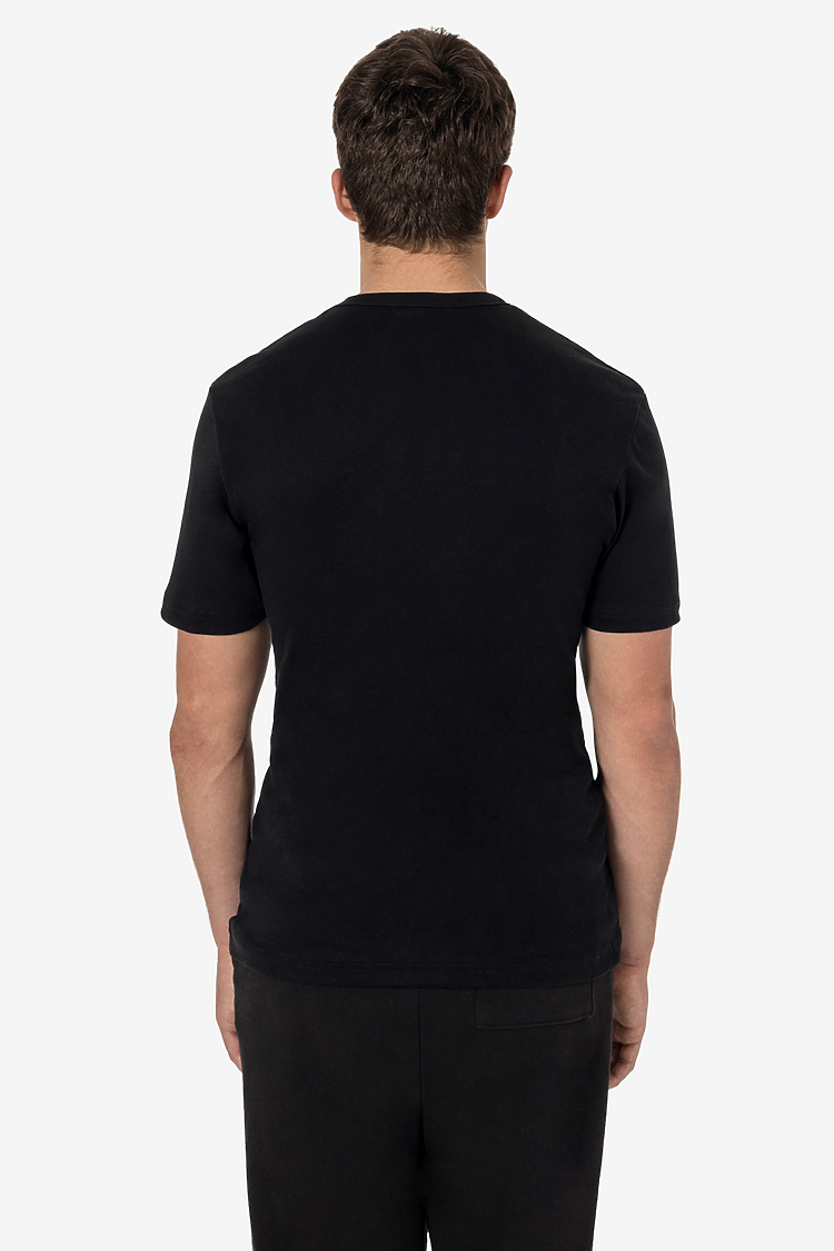 Unisex Baby Rib Fitted T-Shirt Black