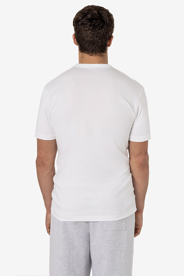 Unisex Baby Rib Fitted T-Shirt White