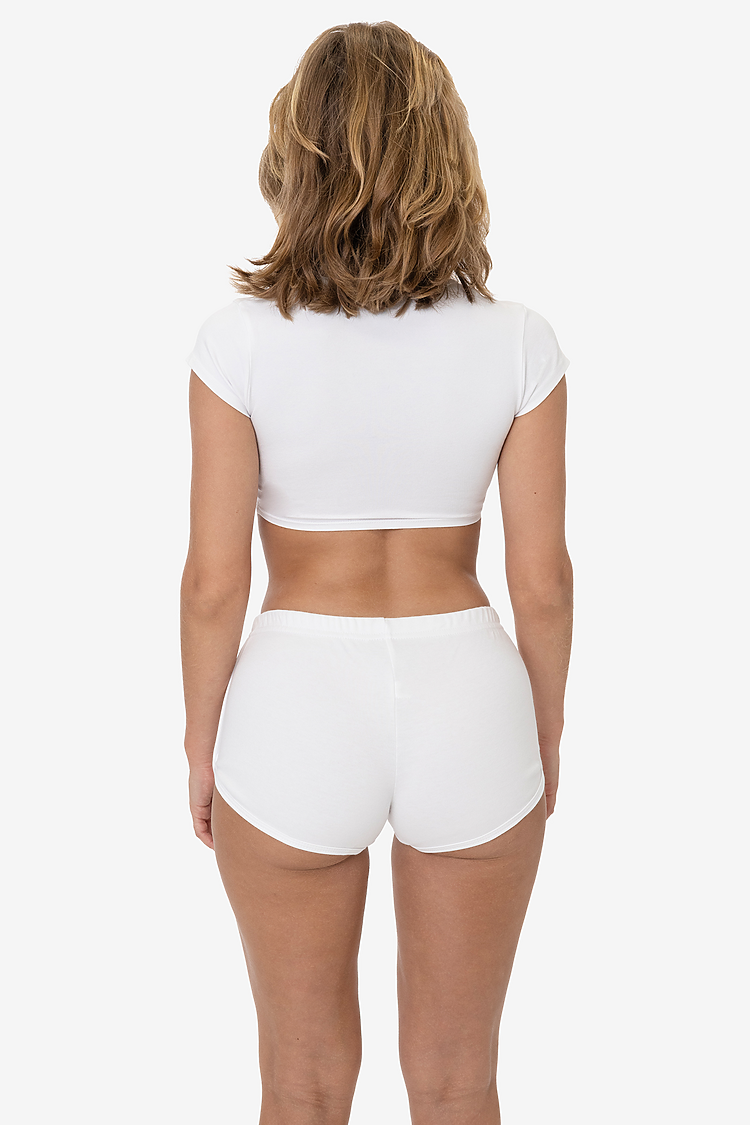 Interlock Running Shorts White/White