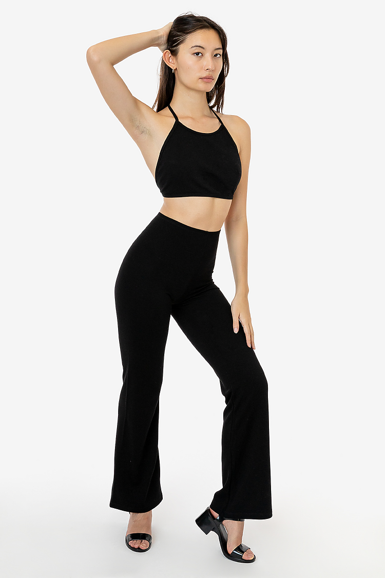 Interlock Halter Top Black