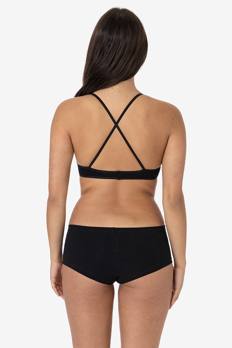 Ctn Spndx Jersey Hot Short Black