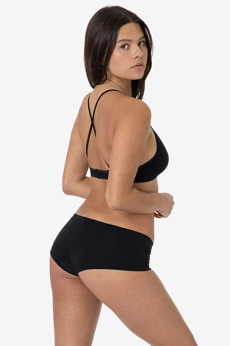 Ctn Spndx Jersey Hot Short Black