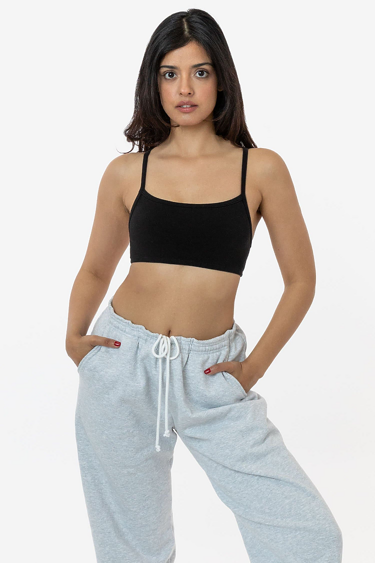 Garment Dye Basic Bralette Black