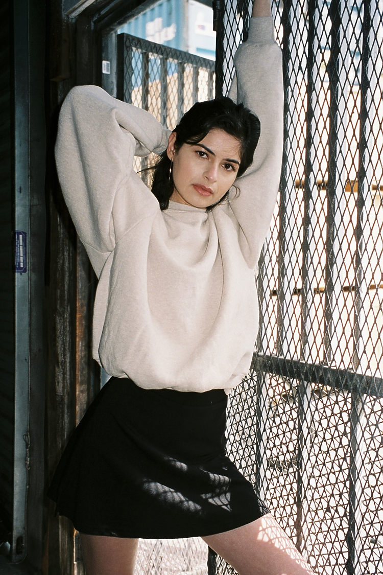 Garment Dye Cheer Skort Black