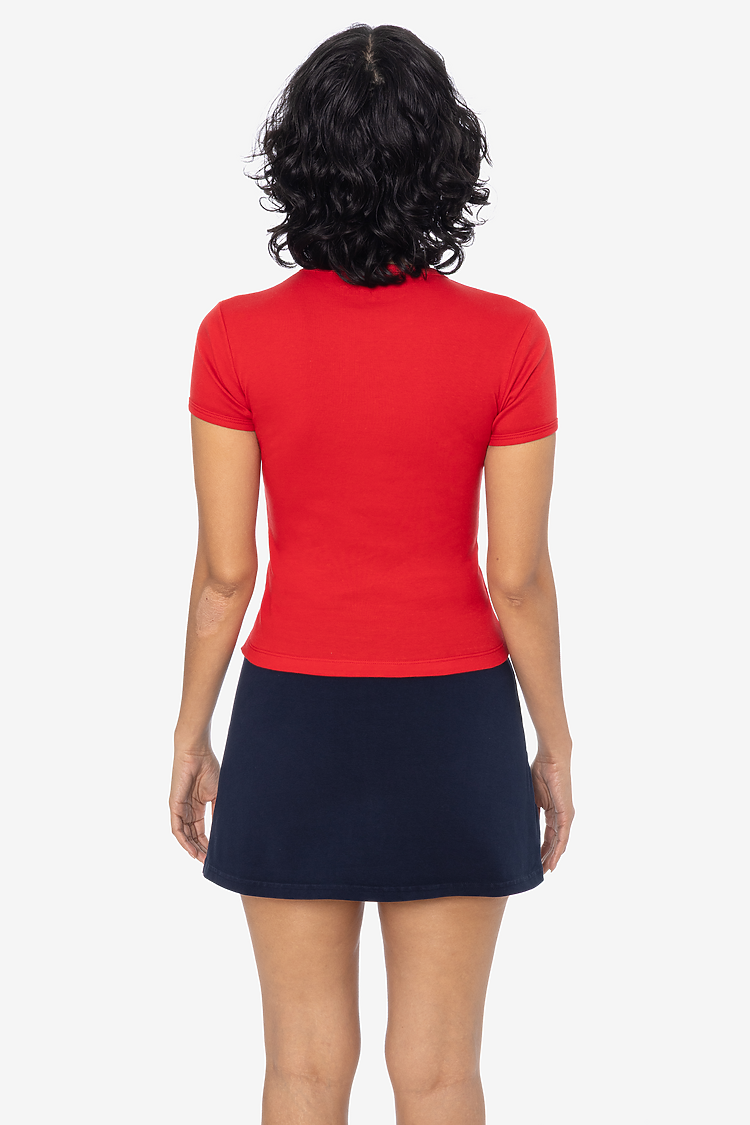 Garment Dye Cheer Skort NAVY SupportIMG2