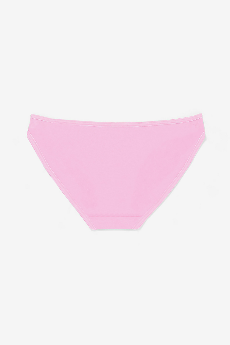 Cotton Spandex Bikini Panty Candy Pink