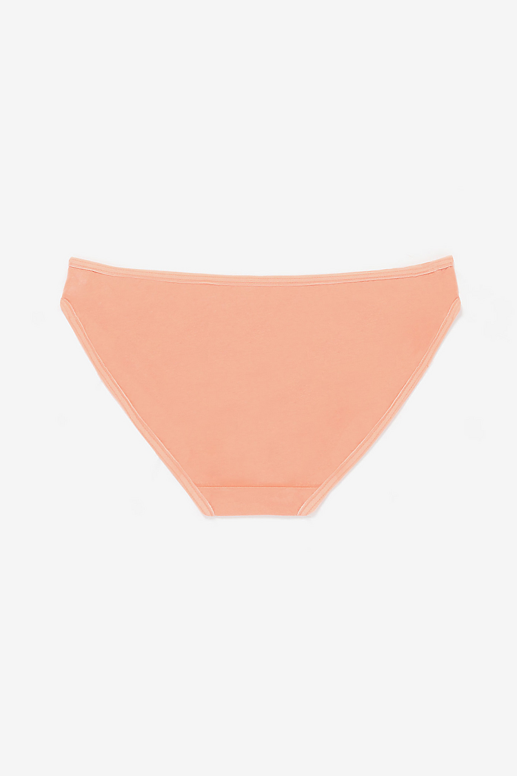 Cotton Spandex Bikini Panty Peach Beach