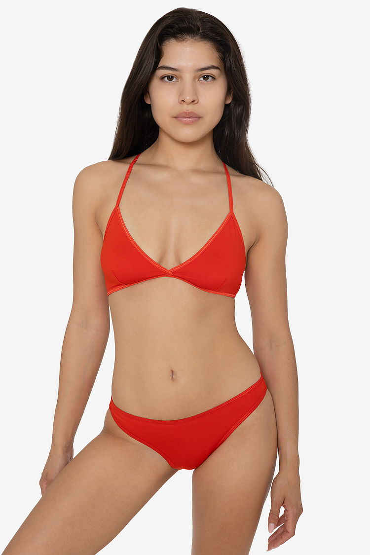 Cotton Spandex Bikini Panty Red Orange SupportIMG3