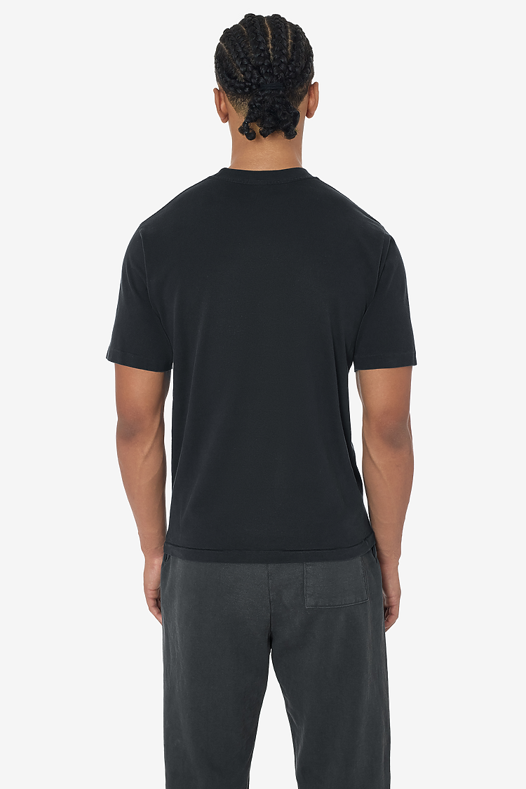 SS 9oz Workman Deluxe Tee BLACK EDGE