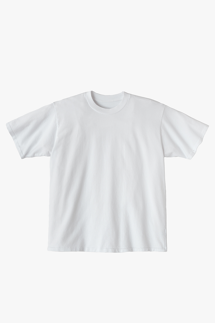 SS 9oz Workman Deluxe Tee WHITE