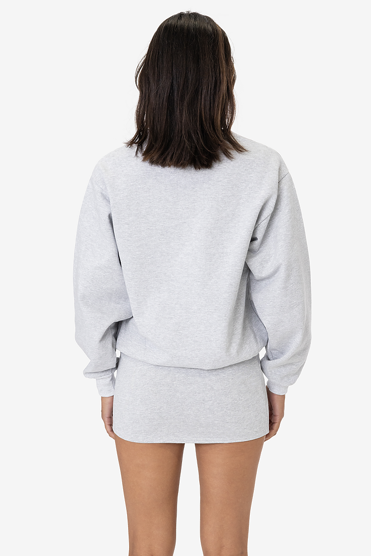 Heavy Fleece V-Neck Sweatshirt Ash