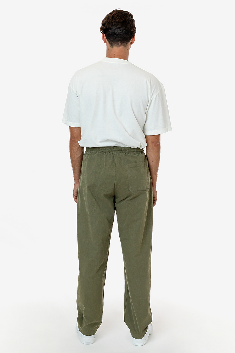 Unisex Cotton Poplin Wide Leg ARMY