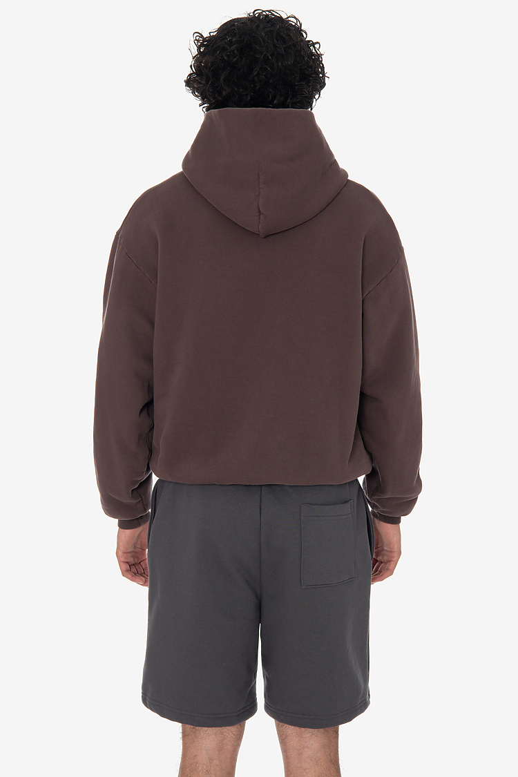 Double Layer Alpine Hoodie Dark Chocolate
