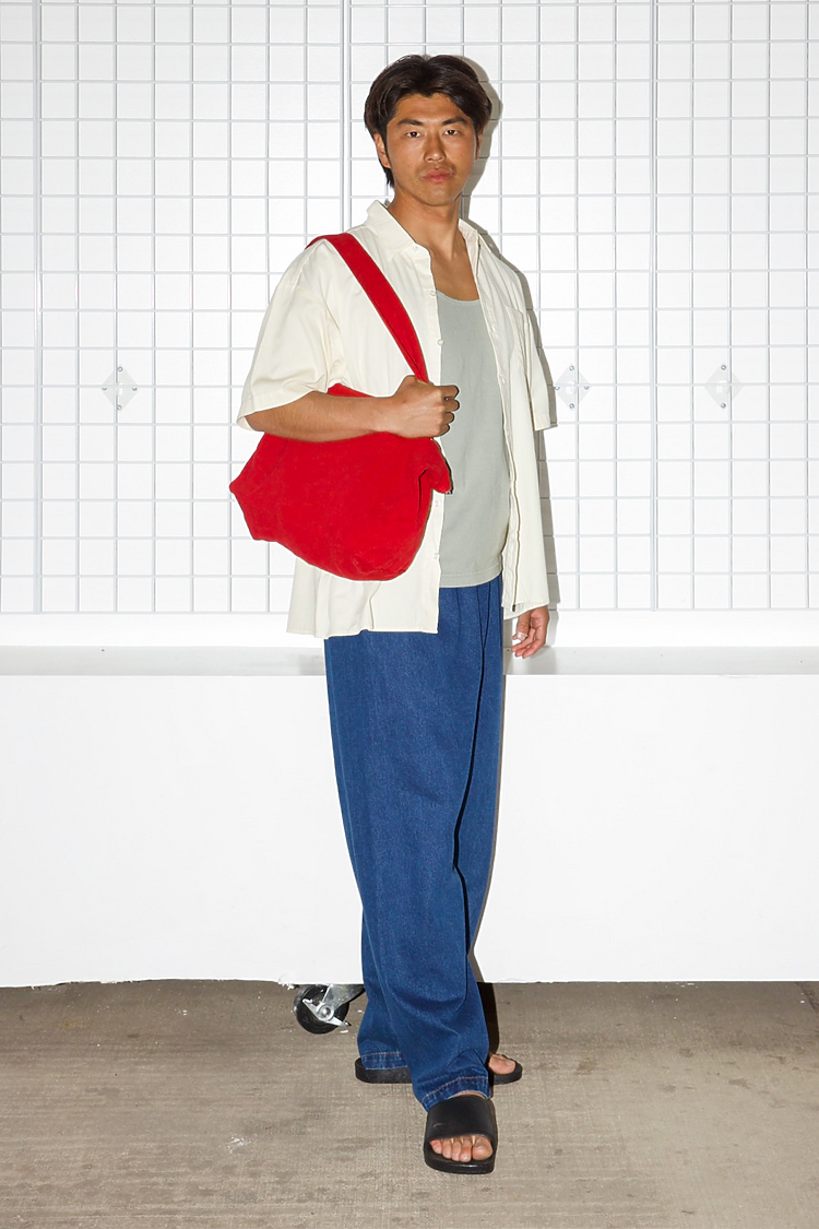 Carry All Zip Tote Bag DARK RED