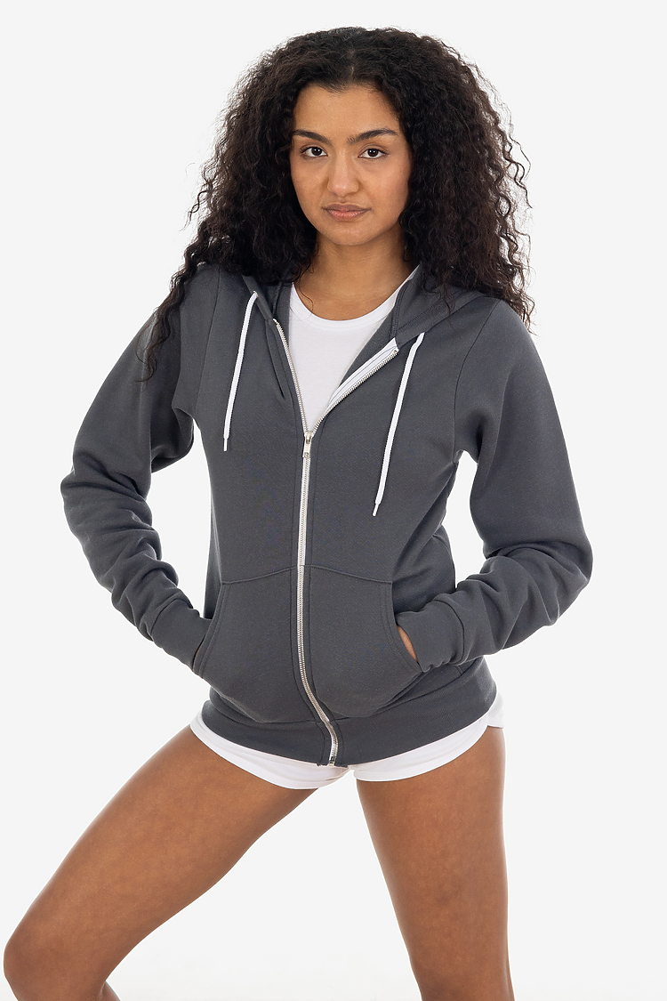 Flex Fleece Zip Up Hoodie ASPHALT