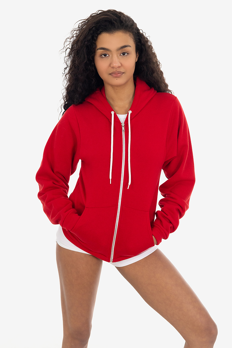 Flex Fleece Zip Up Hoodie RED