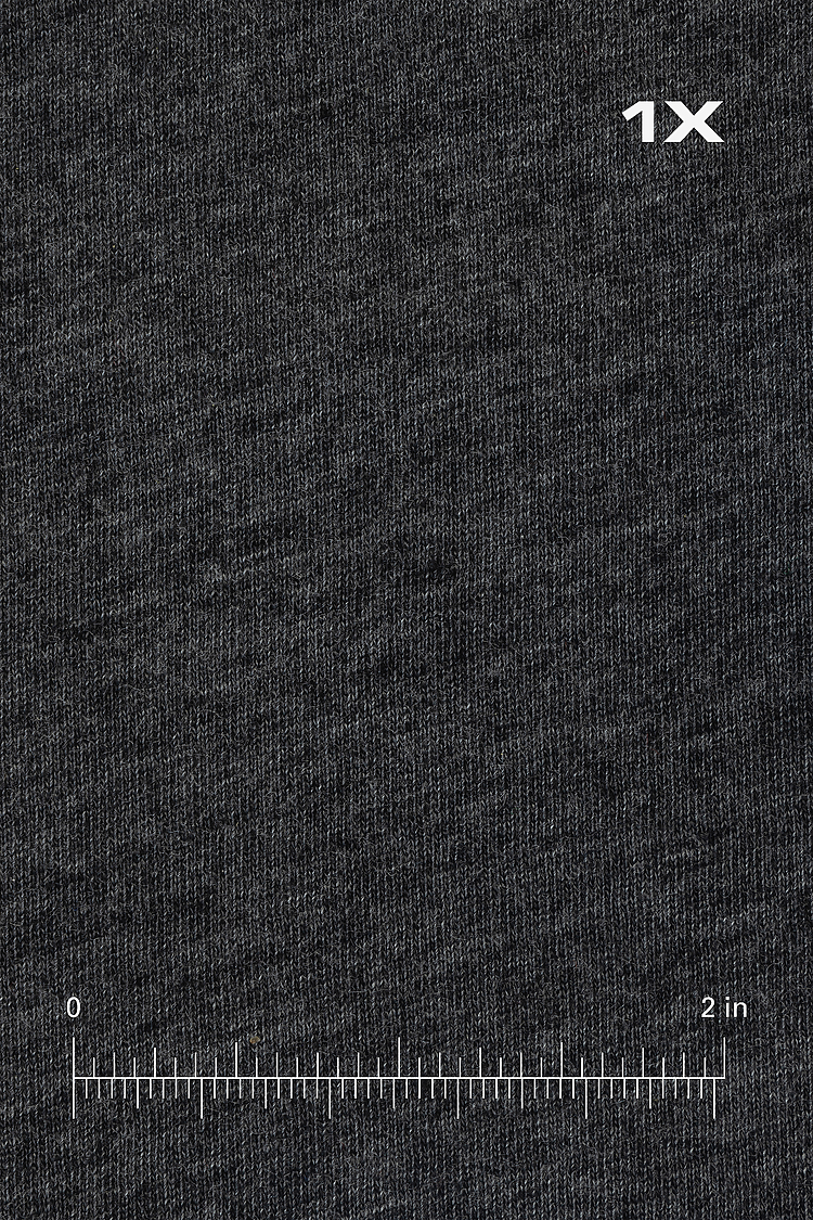 S/S Cotton-Poly Crew 3.8 oz HEATHER BLACK