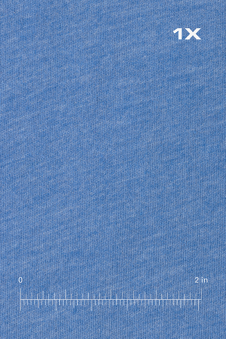 S/S Cotton-Poly Crew 3.8 oz HEATHER LAKE BLUE