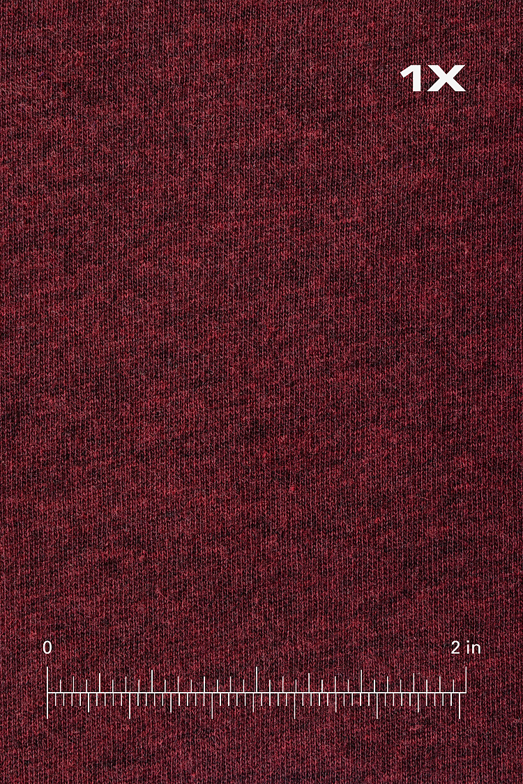 S/S Cotton-Poly Crew 3.8 oz HEATHER CRANBERRY