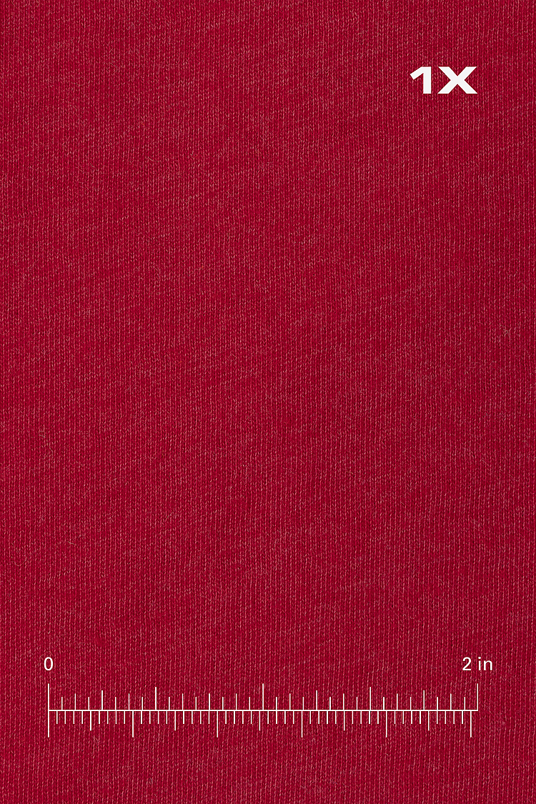 S/S Cotton-Poly Crew 3.8 oz Heather Red