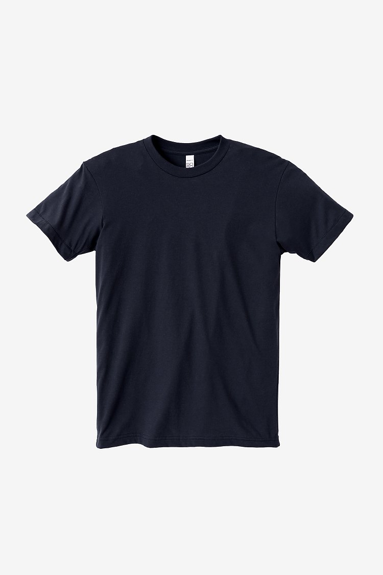 S/S Cotton-Poly Crew 3.8 oz NAVY